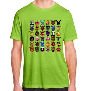 Fnaf Pixel Art Collage Adult ChromaSoft Performance T-Shirt