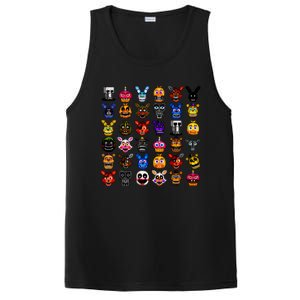 Fnaf Pixel Art Collage PosiCharge Competitor Tank