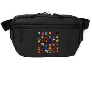 Fnaf Pixel Art Collage Crossbody Pack