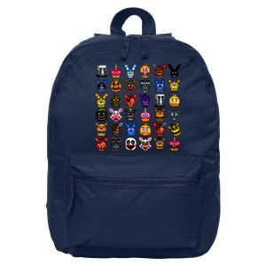 Fnaf Pixel Art Collage 16 in Basic Backpack