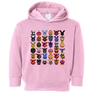 Fnaf Pixel Art Collage Toddler Hoodie