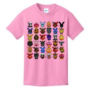 Fnaf Pixel Art Collage Kids T-Shirt