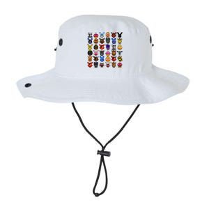 Fnaf Pixel Art Collage Legacy Cool Fit Booney Bucket Hat