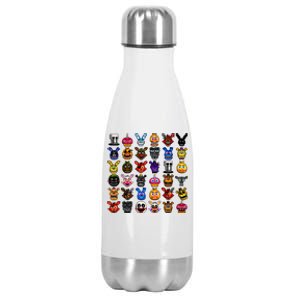 Fnaf Pixel Art Collage Stainless Steel Insulated Water Bottle