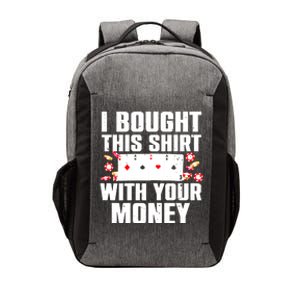 Funny Poker Art For Gambling Poker Player Gambler Vector Backpack