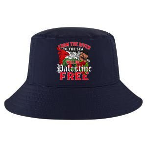 Free Palestine Arabic Support Palestine And Keffiyeh Palesti Cool Comfort Performance Bucket Hat