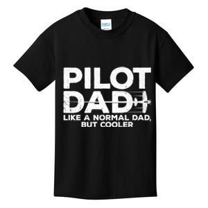 Funny Pilot Art For Dad Men Aviation Airplane Aircraft Pilot Kids T-Shirt