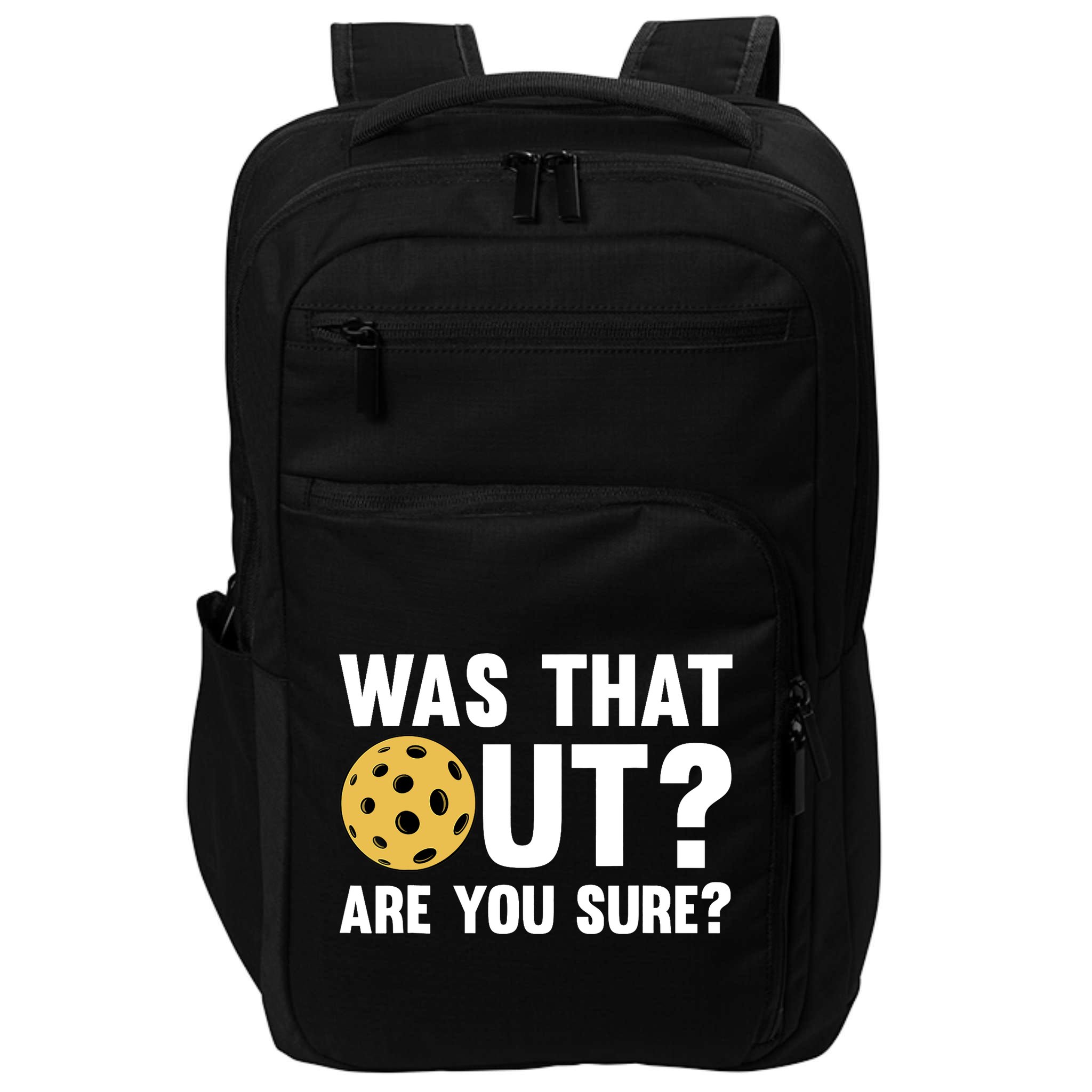 Funny Pickleball Art For Pickleball Lover Sport Impact Tech Backpack
