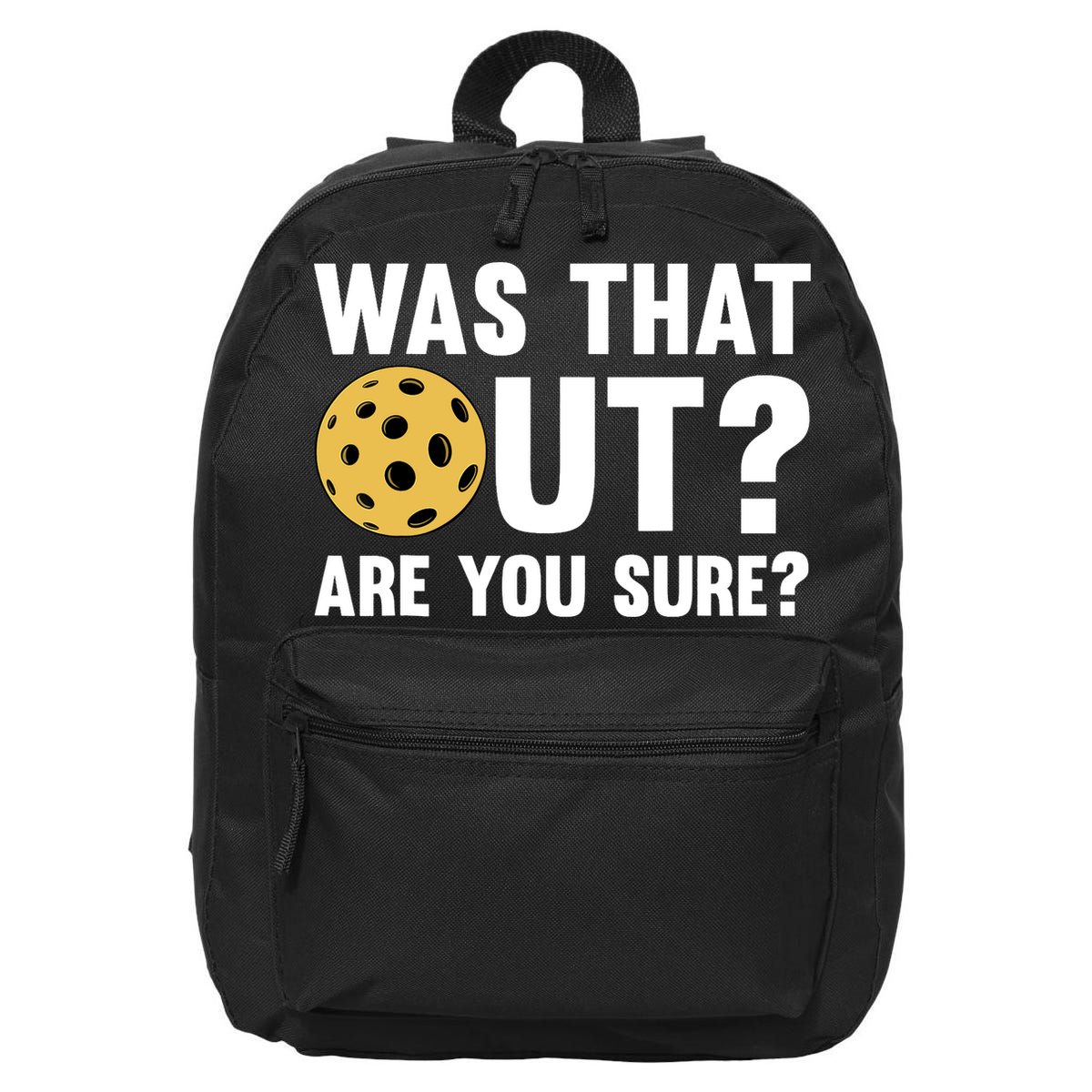 Funny Pickleball Art For Pickleball Lover Sport 16 in Basic Backpack