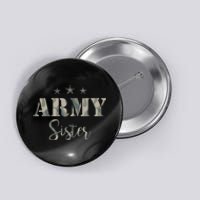 Funny Proud Army Sister Gift Camouflage Shirt Army Sister Gift Button