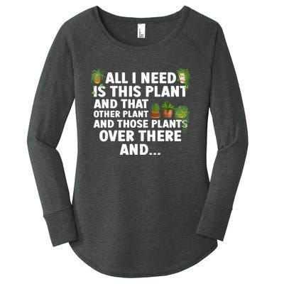 Funny Plant Art Gardening Garden Plant Lovers Women's Perfect Tri Tunic Long Sleeve Shirt