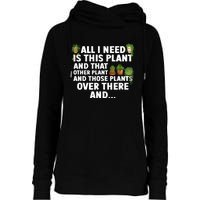 Funny Plant Art Gardening Garden Plant Lovers Womens Funnel Neck Pullover Hood