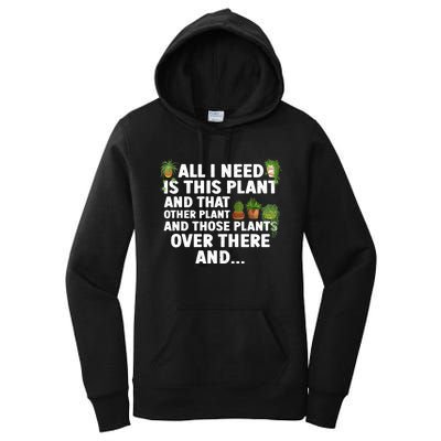 Funny Plant Art Gardening Garden Plant Lovers Women's Pullover Hoodie