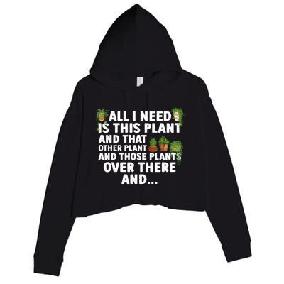 Funny Plant Art Gardening Garden Plant Lovers Crop Fleece Hoodie