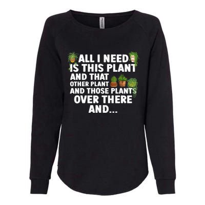 Funny Plant Art Gardening Garden Plant Lovers Womens California Wash Sweatshirt