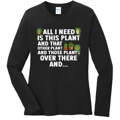 Funny Plant Art Gardening Garden Plant Lovers Ladies Long Sleeve Shirt