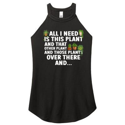 Funny Plant Art Gardening Garden Plant Lovers Women's Perfect Tri Rocker Tank