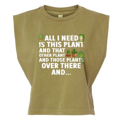 Funny Plant Art Gardening Garden Plant Lovers Garment-Dyed Women's Muscle Tee