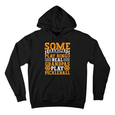 Funny Pickleball Apparel for Grandpa Pickleball Tall Hoodie