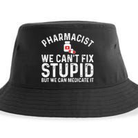 Funny Pharmacy Art Pharmacy Tech Pharmacist Sustainable Bucket Hat