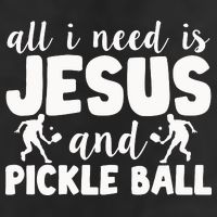 Funny Pickleball All I Need Is Jesus And PickleBall Cool Comfort Performance Bucket Hat