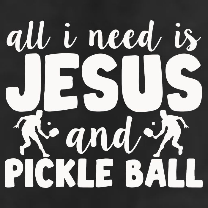Funny Pickleball All I Need Is Jesus And PickleBall Cool Comfort Performance Bucket Hat