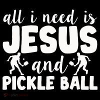 Funny Pickleball All I Need Is Jesus And PickleBall Impact Tech Backpack
