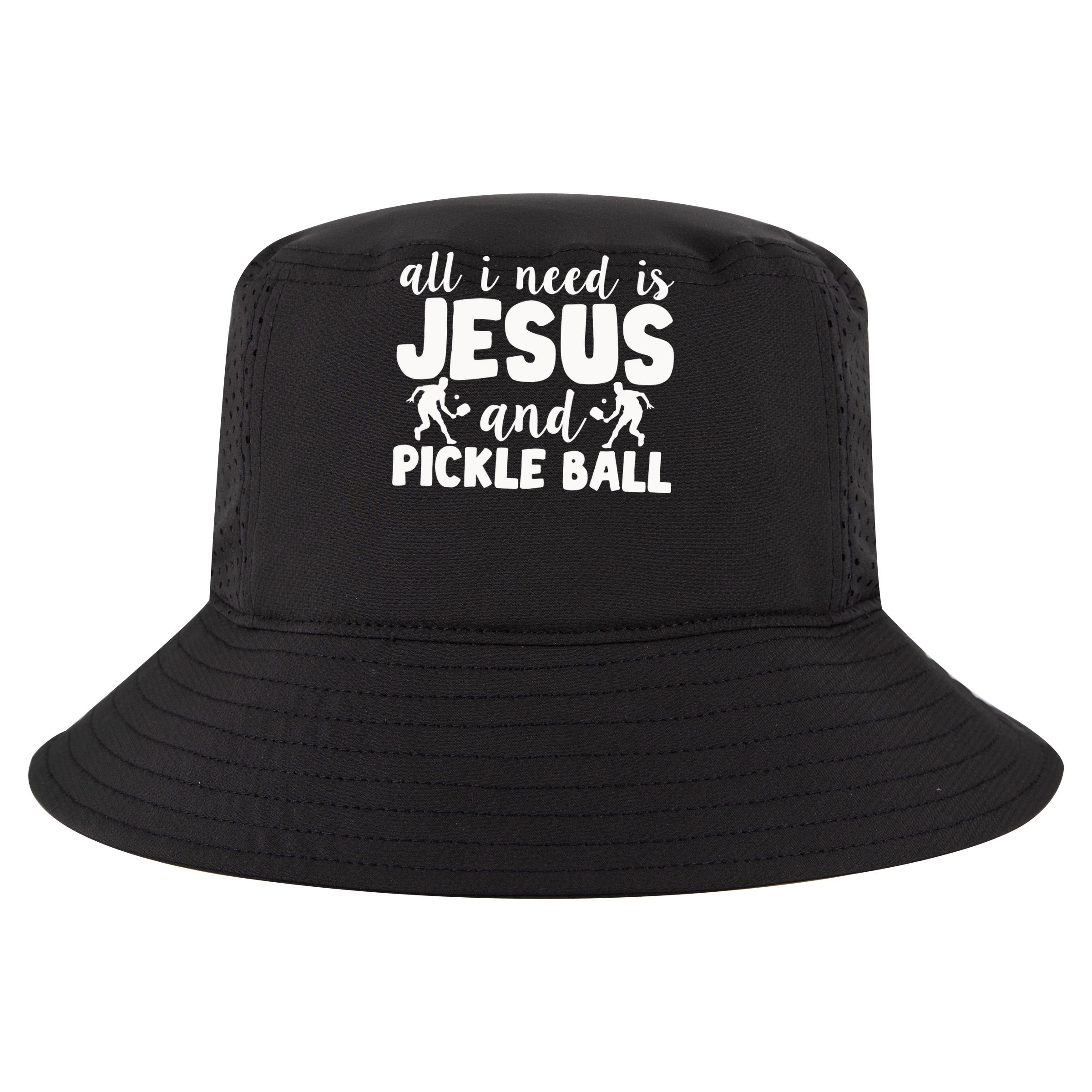 Funny Pickleball All I Need Is Jesus And PickleBall Apron
