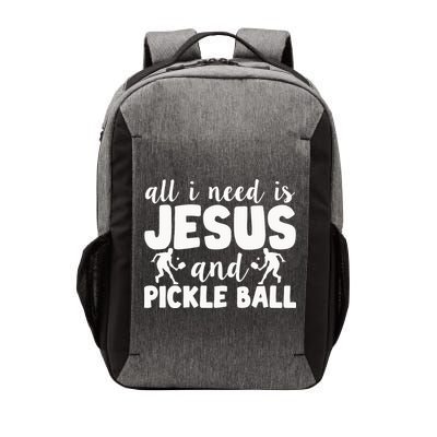 Funny Pickleball All I Need Is Jesus And PickleBall Vector Backpack