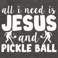 Funny Pickleball All I Need Is Jesus And PickleBall Vector Backpack