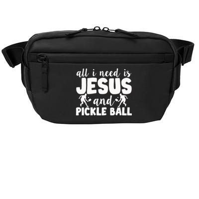 Funny Pickleball All I Need Is Jesus And PickleBall Crossbody Pack