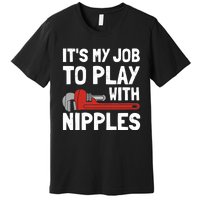 Funny Plumber Art For Steamfitter Plumbing Tools Premium T-Shirt