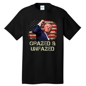 Fist Pump American Patriot Grazed And Unfazed Tall T-Shirt