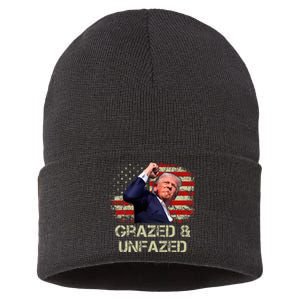 Fist Pump American Patriot Grazed And Unfazed Sustainable Knit Beanie