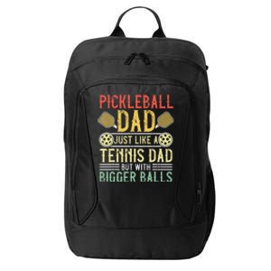 Funny Pickleball Apparel Pickleball Player City Backpack