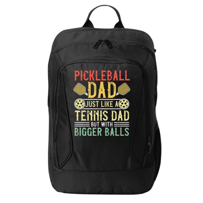 Funny Pickleball Apparel Pickleball Player City Backpack