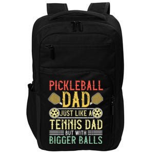 Funny Pickleball Apparel Pickleball Player Impact Tech Backpack