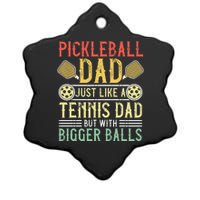 Funny Pickleball Apparel Pickleball Player Ceramic Star Ornament