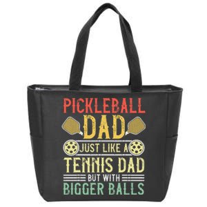 Funny Pickleball Apparel Pickleball Player Zip Tote Bag