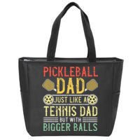 Funny Pickleball Apparel Pickleball Player Zip Tote Bag