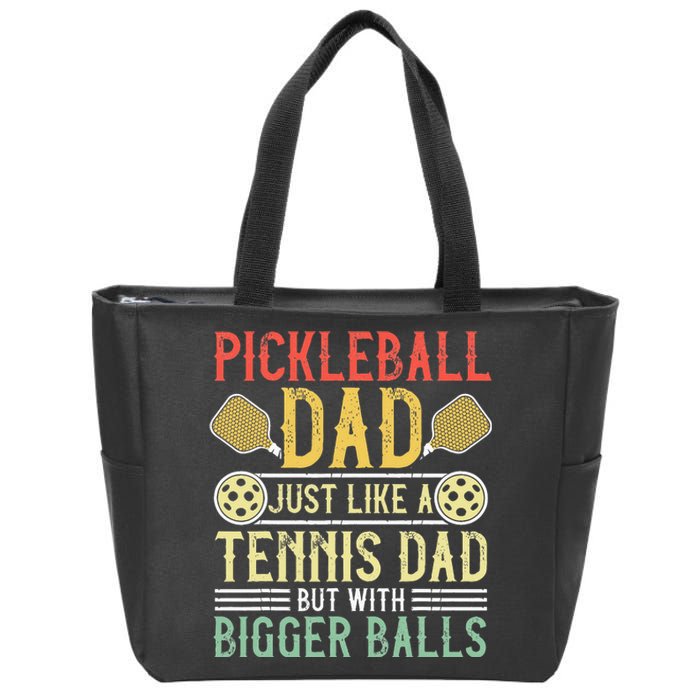 Funny Pickleball Apparel Pickleball Player Zip Tote Bag