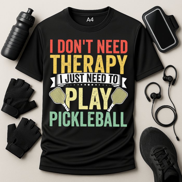 Funny Pickleball Apparel Pickleball Player Cooling Performance Crew T-Shirt