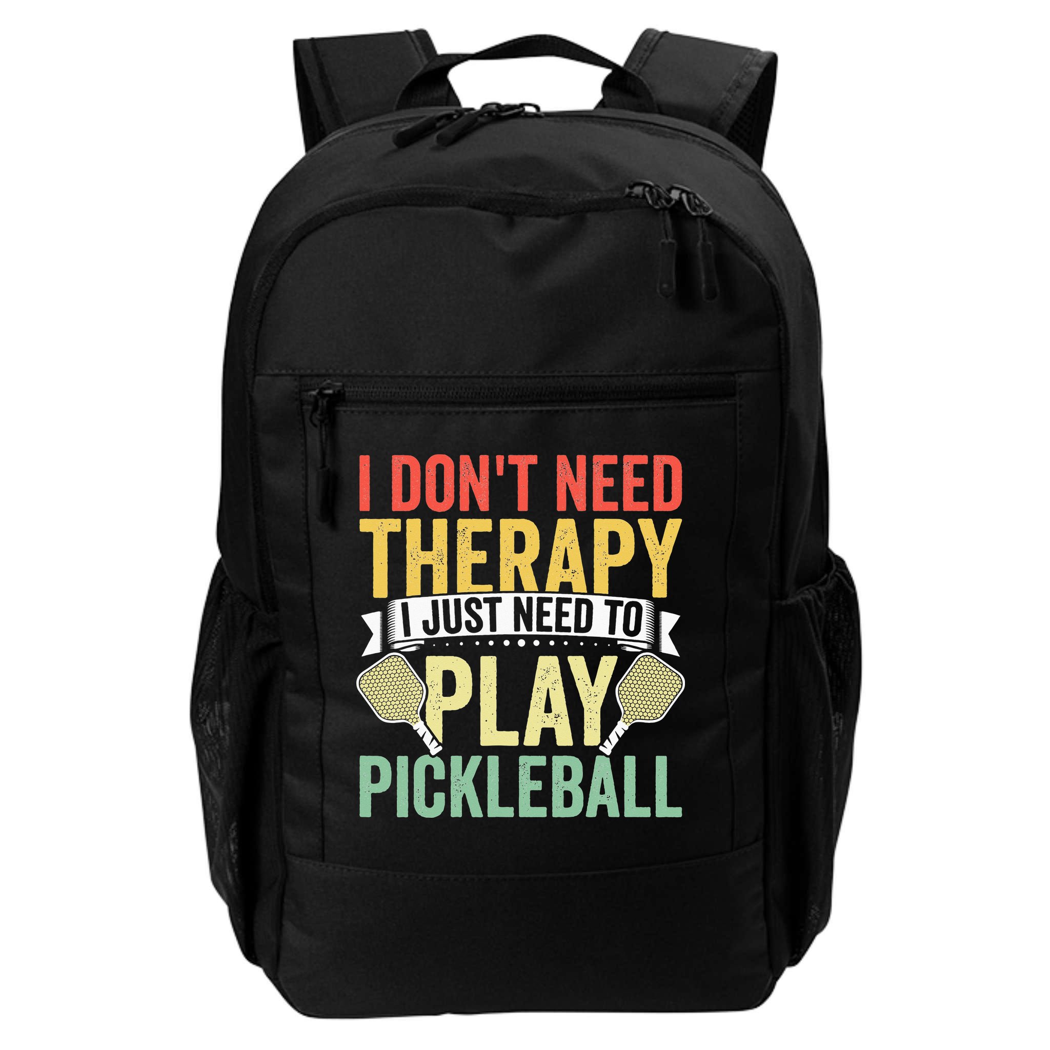 Funny Pickleball Apparel Pickleball Player Backpack