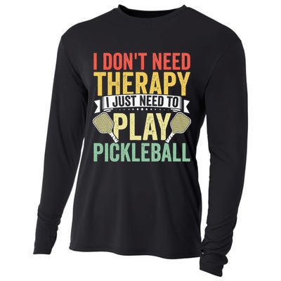 Funny Pickleball Apparel Pickleball Player Cooling Performance Long Sleeve Crew