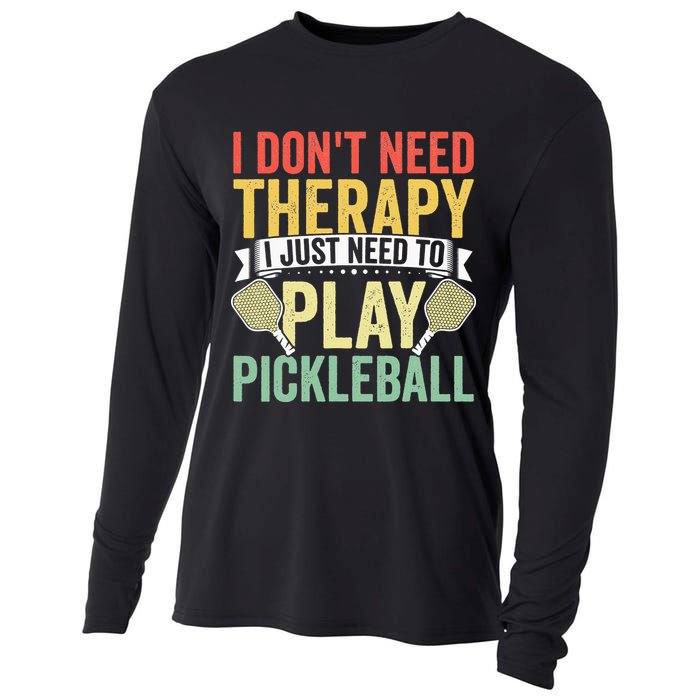 Funny Pickleball Apparel Pickleball Player Cooling Performance Long Sleeve Crew
