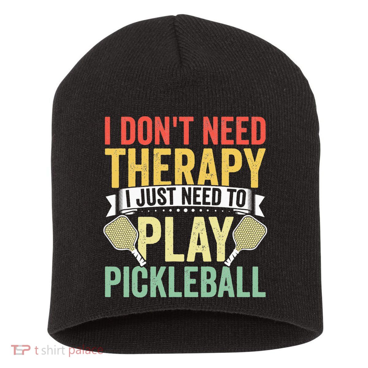 Funny Pickleball Apparel Pickleball Player Short Acrylic Beanie