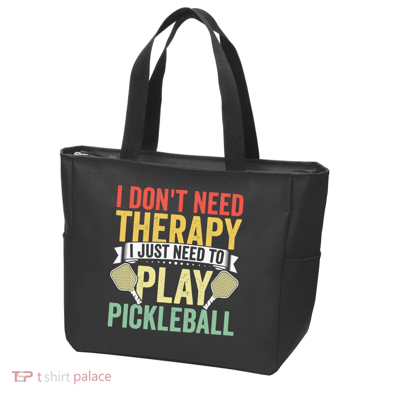 Funny Pickleball Apparel Pickleball Player Zip Tote Bag