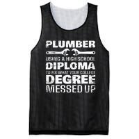 Funny Plumber Art For Wo Pipefitter Pipe Plumber Mesh Reversible Basketball Jersey Tank