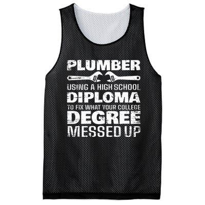 Funny Plumber Art For Wo Pipefitter Pipe Plumber Mesh Reversible Basketball Jersey Tank