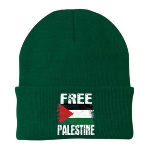 Free Palestine Arabic Big Palestine Flag Free Gaza Knit Cap Winter Beanie